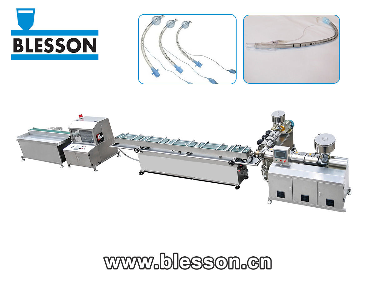 Blesson Medical Endotracheal Tube Extrusion Line TPU & पी वी सी